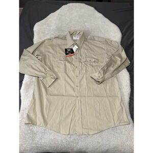 New Elbeco Paragon Plus Premium Poplin Work Uniform Long Sleeve Size 18 36/37‎